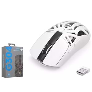 Hadron G304W Gaming Hafif Mouse TRI Mod 10000 DPI - Beyaz