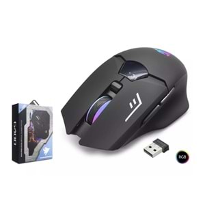 Hadron G400 Kablosuz Gaming Mouse Dual Mod Sessiz RGB - Siyah