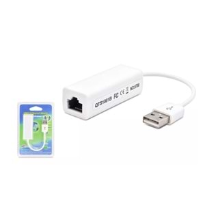 Hadron HDX5277 USB 2.0 Ethernet Adaptör 10/100 Mbps - Beyaz