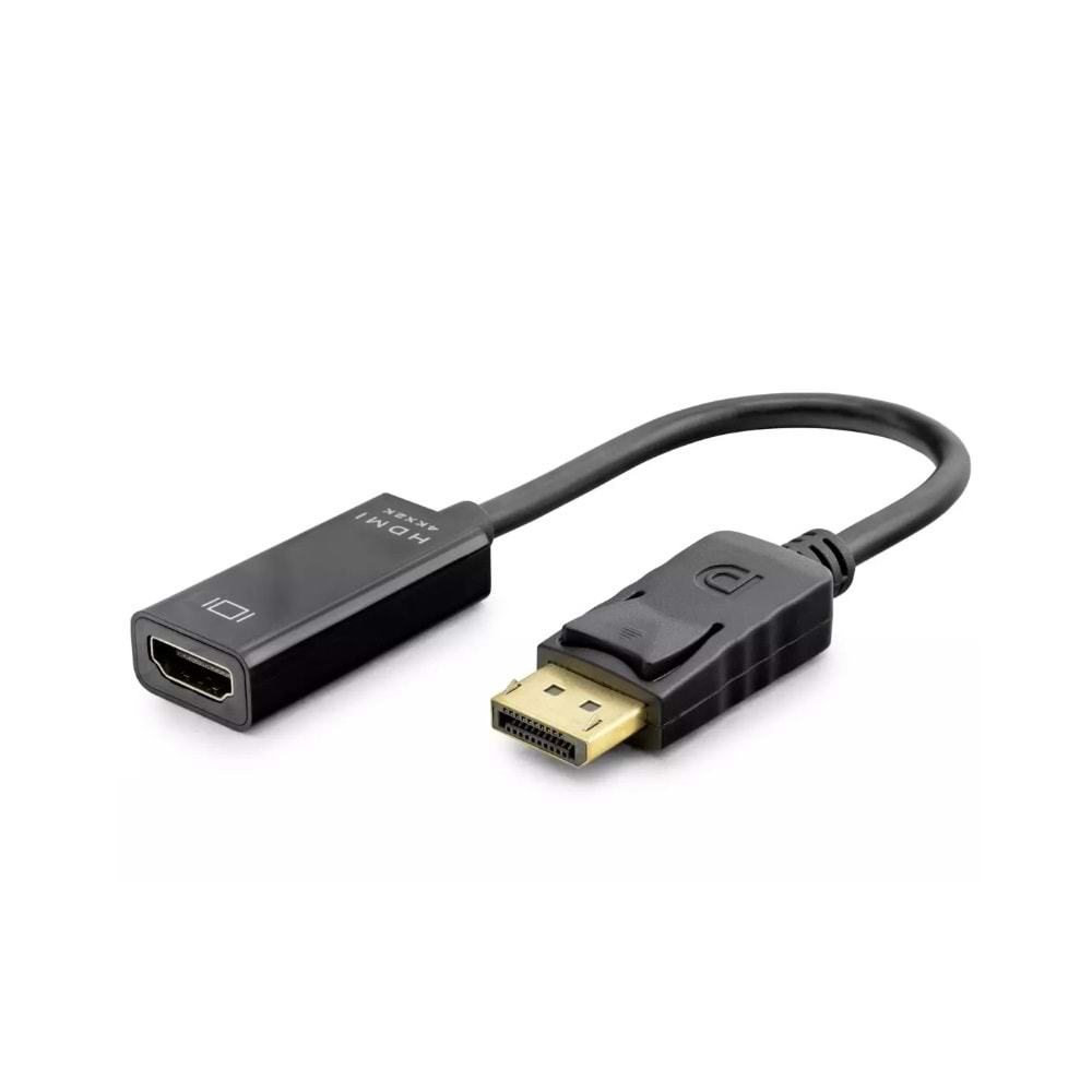 Hadron HDX7823 DisplayPort to HDMI Dişi Görüntü Dönüştürücü 4K 30 Hz - Siyah