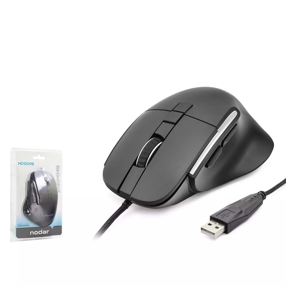 Nodar ND1209B Gaming Mouse 3600 DPI - Siyah