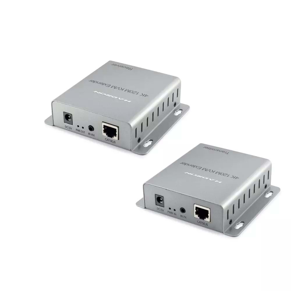 Hadron HDX1363 Hdmı Kvm Extender 4K Loop-Out 120mt - Gümüş