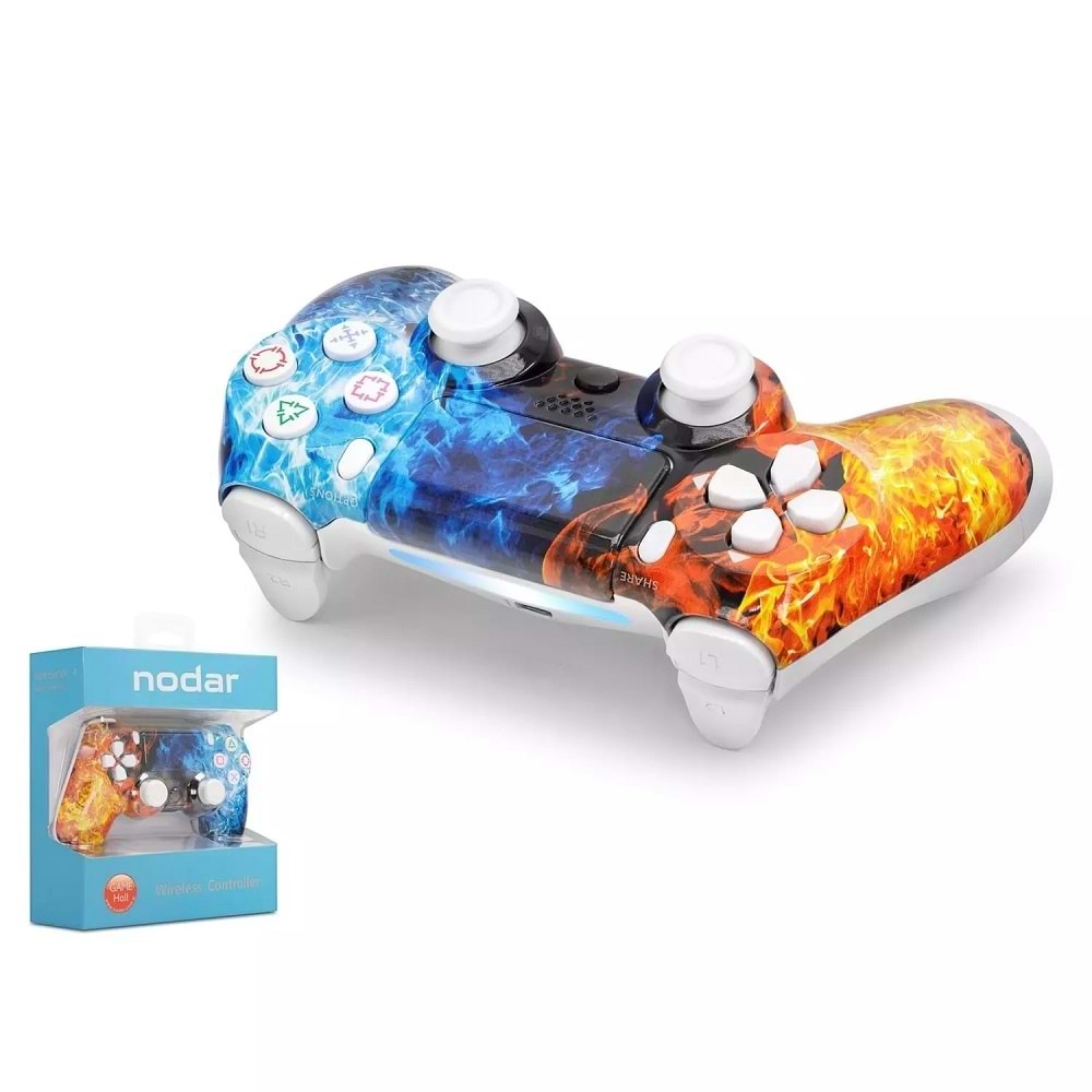 Nodar ND400AM GamePad PS4 Uyumlu - Kırmızı Mavi