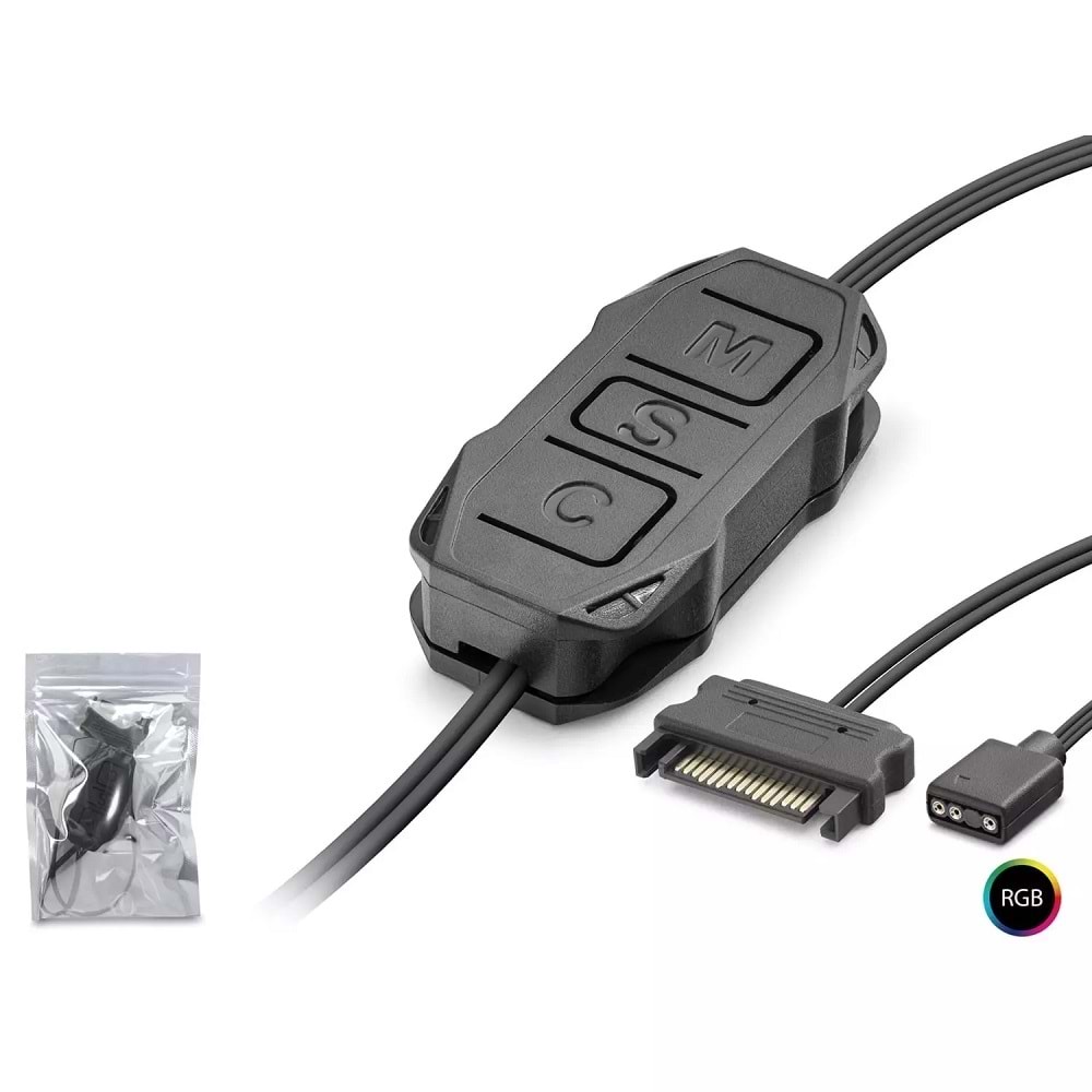 Nodar ND2805 Mini ARGB Fan Kontrolcüsü - Siyah