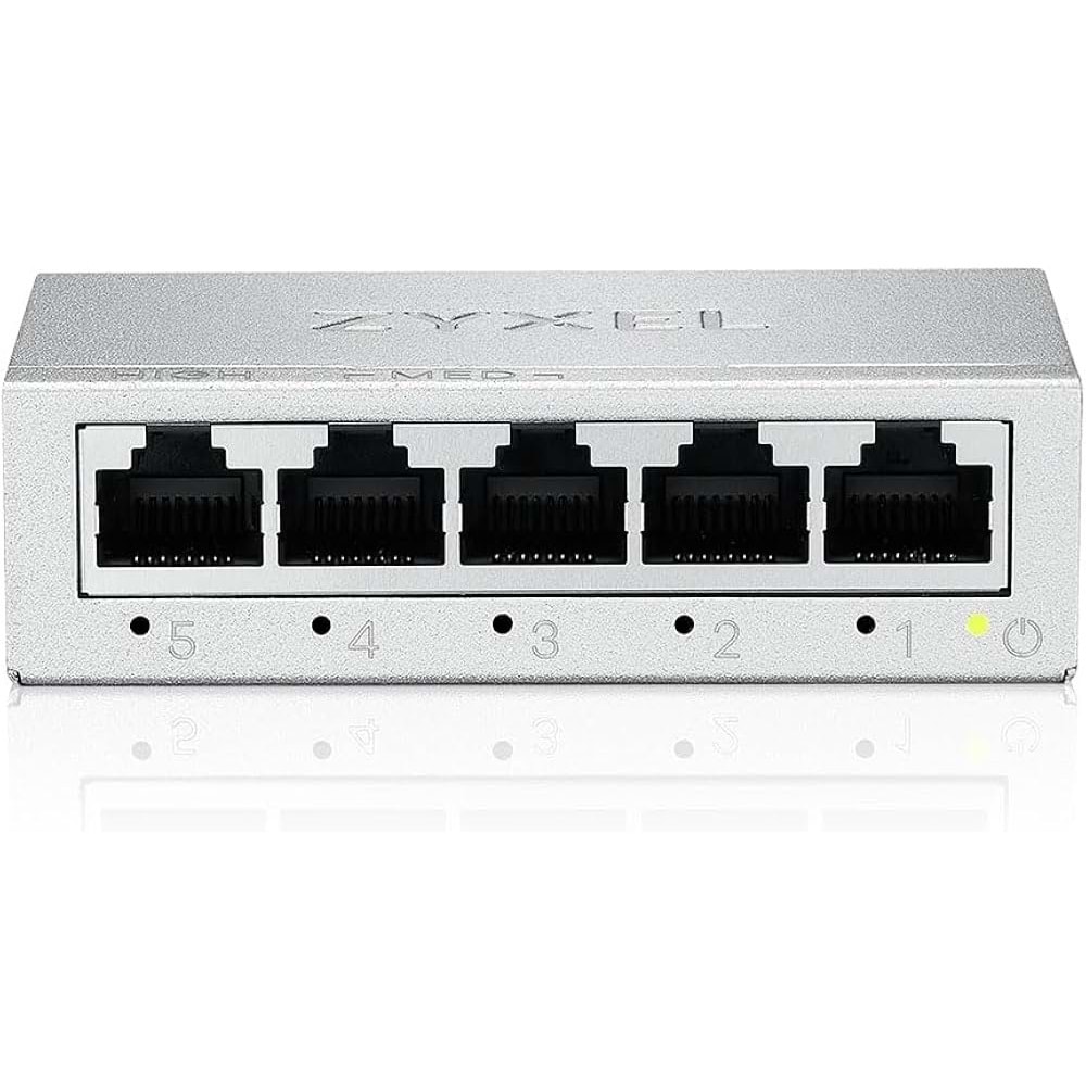 Zyxel GS-105B V5 5 Port Gigabit 10/100/1000 Metal Switch