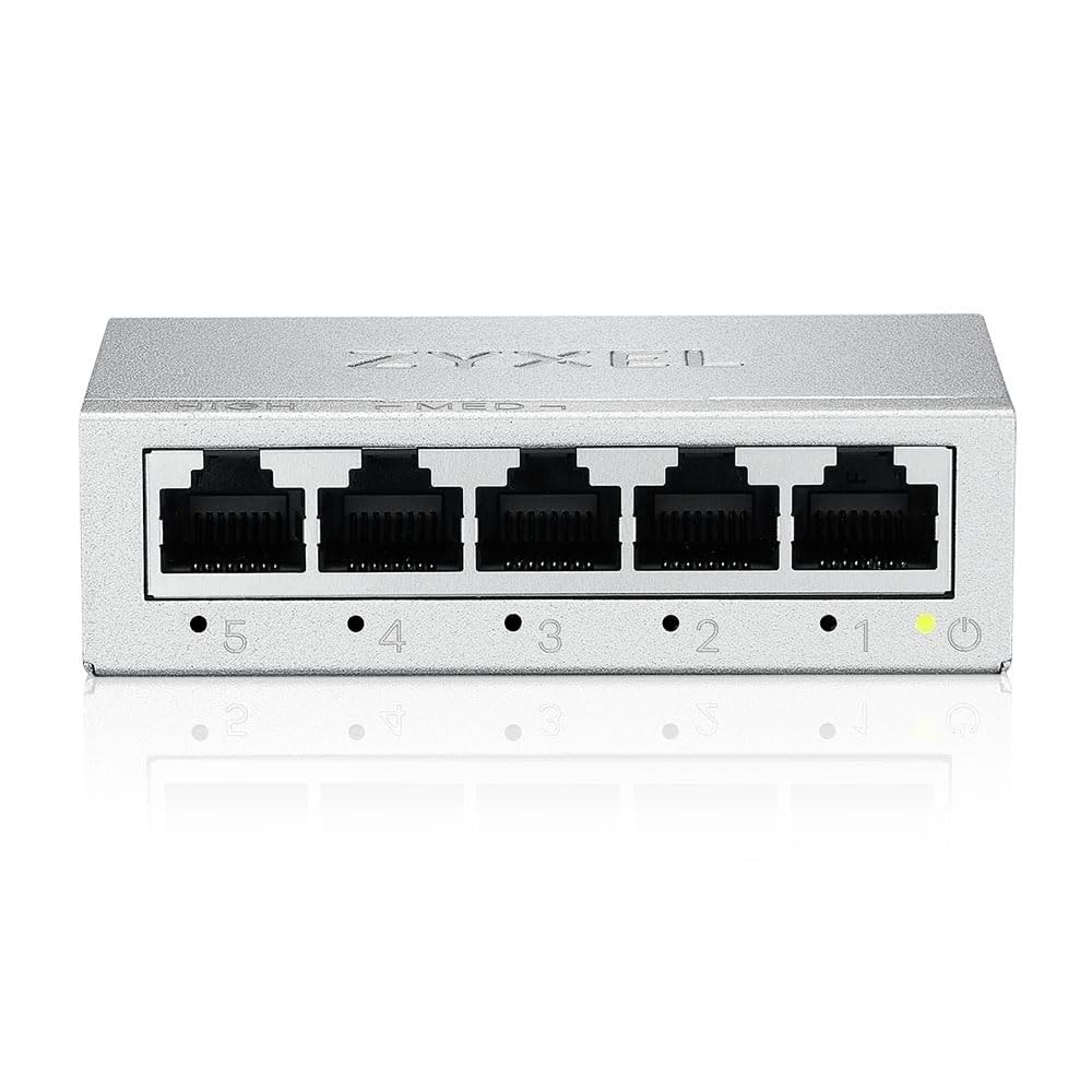 Zyxel GS-105B V5 5 Port Gigabit 10/100/1000 Metal Switch