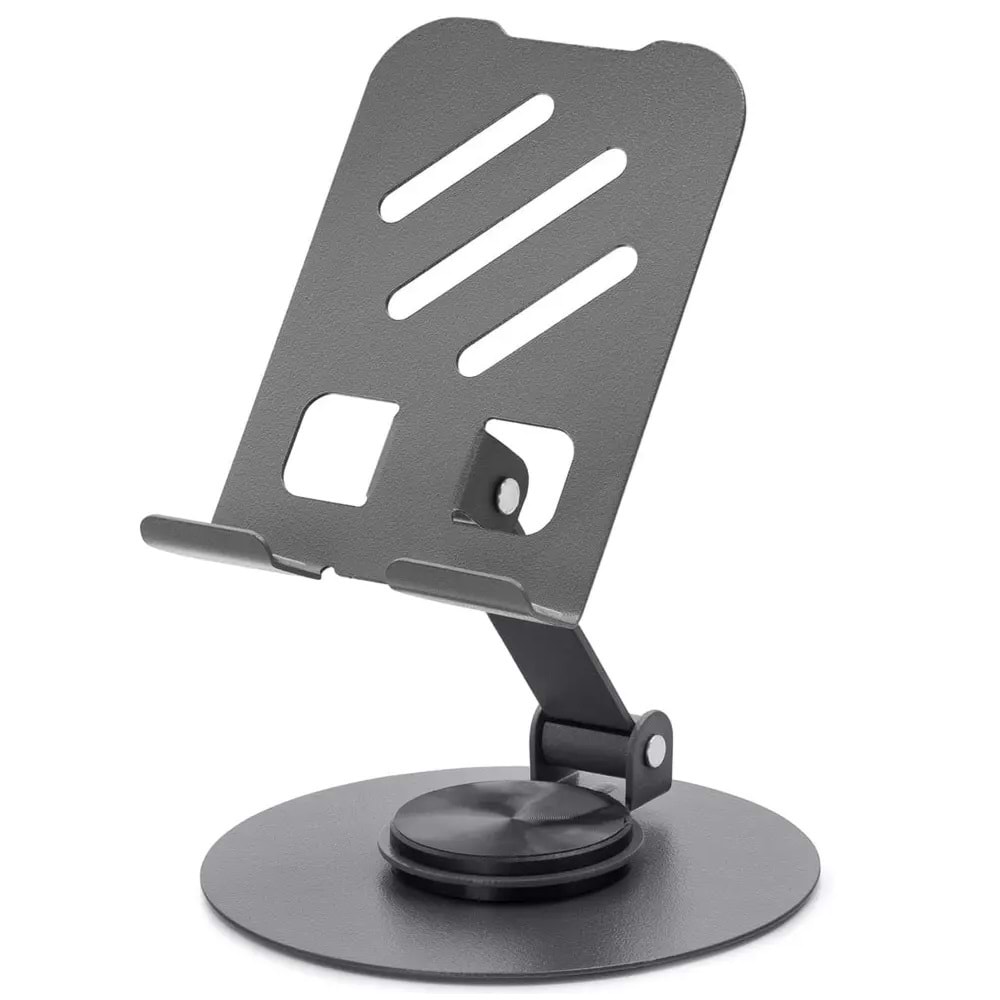 Hadron HDX8023 360° Döner Ayarlanabilir Masaüstü Telefon ve Tablet Standı Metal 4.7