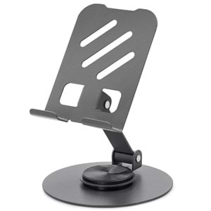 Hadron HDX8023 360° Döner Ayarlanabilir Masaüstü Telefon ve Tablet Standı Metal 4.7
