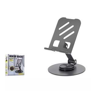 Hadron HDX8023 360° Döner Ayarlanabilir Masaüstü Telefon ve Tablet Standı Metal 4.7