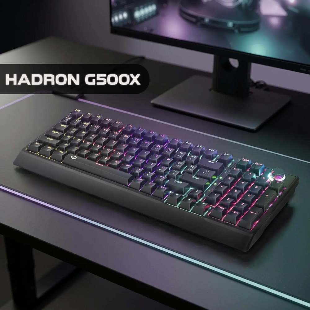 Good Pro G500XB Mekanik Gaming Klavye Blue Switch RGB 104 Tuş Siyah