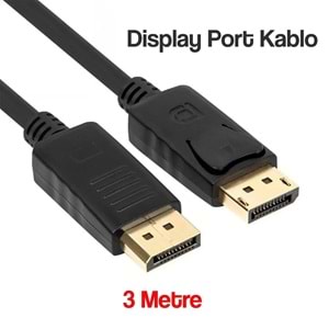 Hadron HDX7798 DisplayPort Görüntü Kablosu 4K 3 mt