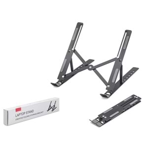 Nodar ND8031 Katlanır Ayarlanabilir Masaüstü Tablet ve Laptop Standı Metal - Siyah