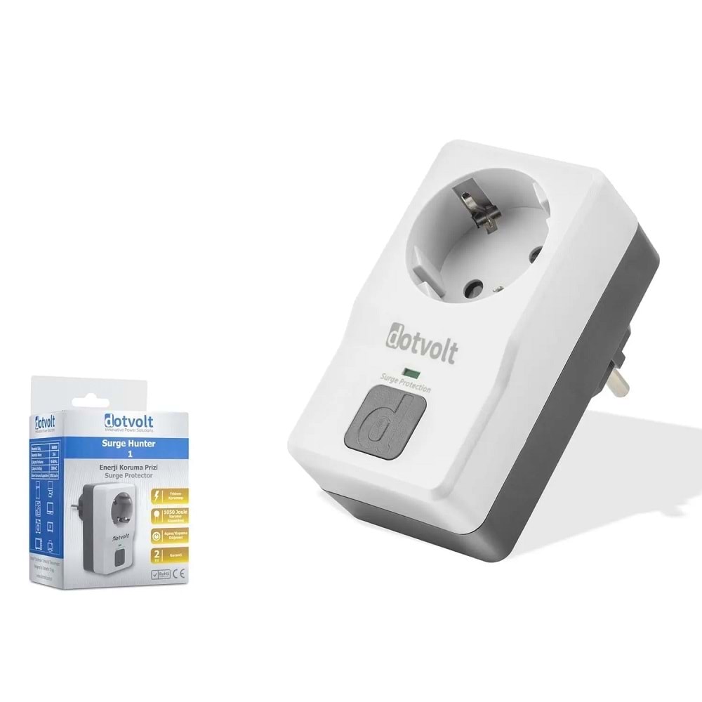 Dotvolt 1050J Surge Hunter Enerji Koruma Prizi