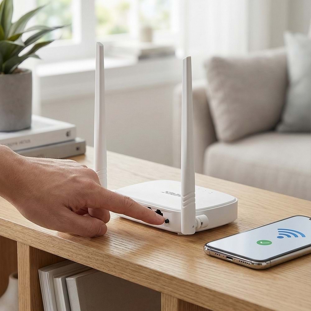 Everest EWR-301 Kablosuz-N WPS + WISP+WDS 300 Mbps Repeater+Access Point+Bridge Kablosuz Router