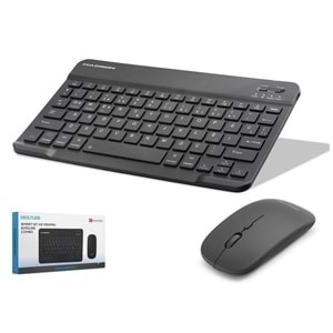 Hadron HDX2508 Kablosuz Bluetooth Smart Klavye Mouse Seti Şarjlı 1600 DPI Siyah
