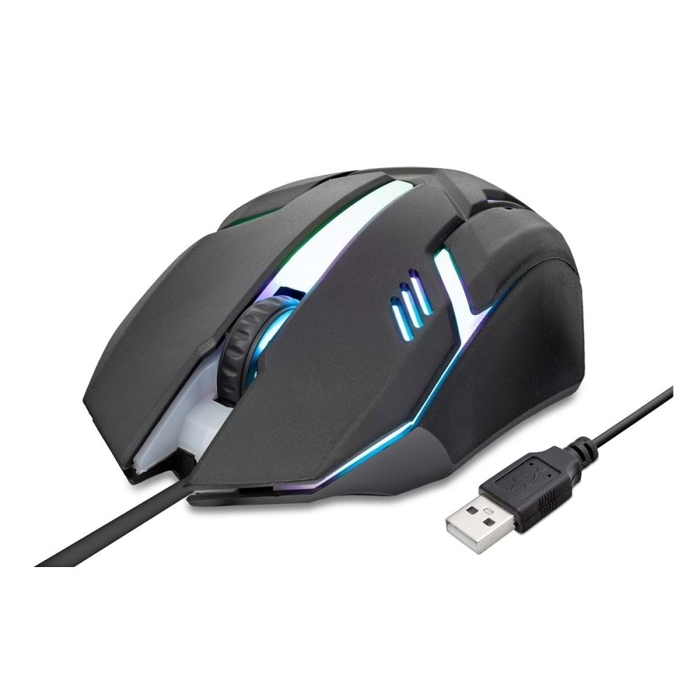 Hadron HDX3257 LED Gaming Mouse 1600 DPI Siyah
