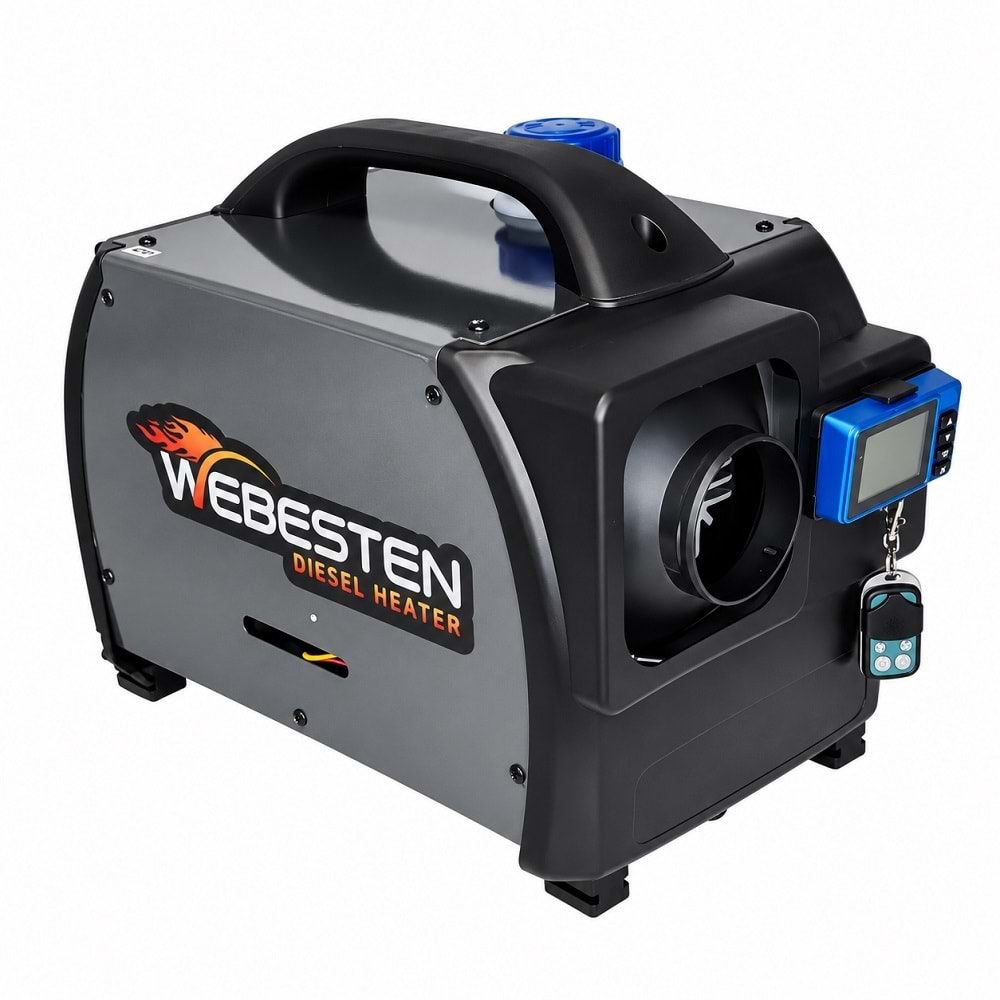 Webesten Çanta Tipi Dizel Isıtıcı Bluetooth Özellikli (12V - 24V - 220V Uyumluluğu)