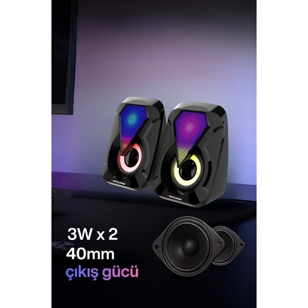 Sprange SR-PN785 1+1 Speaker ( 3W*2 )
