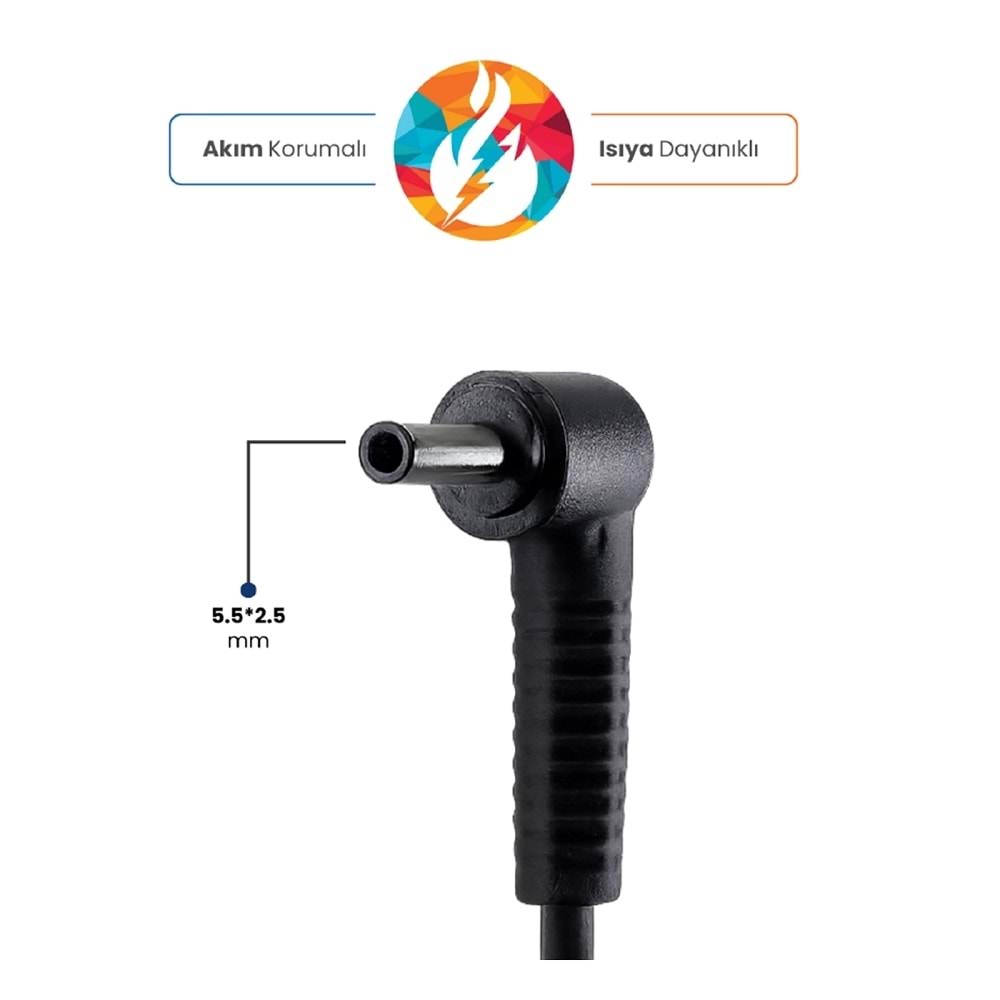 Sprange SR-L30 12V 7A 5.5 * 2.5mm 84W Güvenlik , Led ve Modem Adaptörü